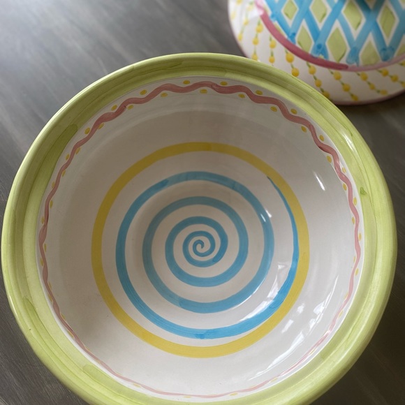 Mackenzie-childs bowl with lid - Picture 9 of 12